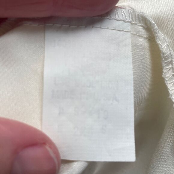 True Vintage 80s - Labyrinth Cosplay Sarah Victorian Button Down Blouse M - Picture 6 of 7